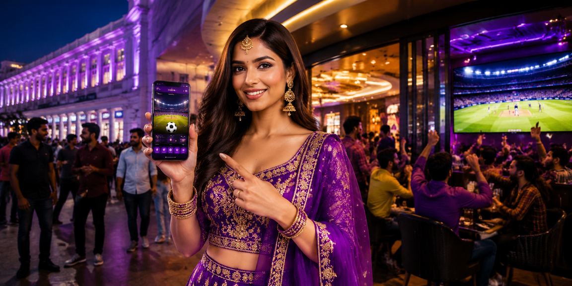 User playing slot games on mobile phone in India